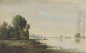 By the river by Gilbert Davis Munger