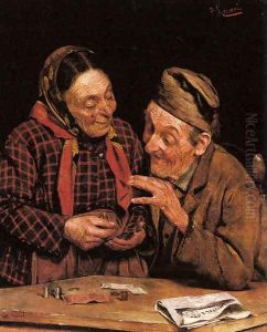 The Money Counter by Pompeo Massani