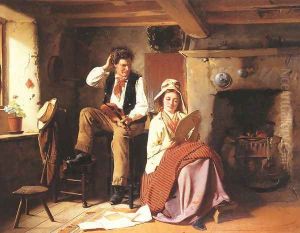 The music lesson by William Henry Midwood