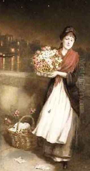 A London Flower Girl 1877 - view 1