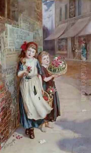Little Flower Sellers 1887 - view 1