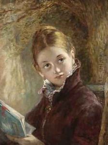 A Quiet Read 1875 by Augustus Edward Mulready