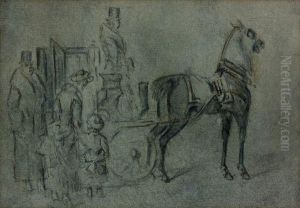 La Caleche by Constantin Guys