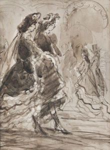 Femmes Galantes by Constantin Guys
