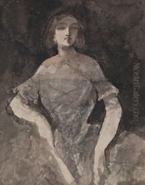 Femme A L'eventail - view 1