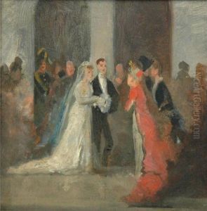 The Wedding by Constantin Guys