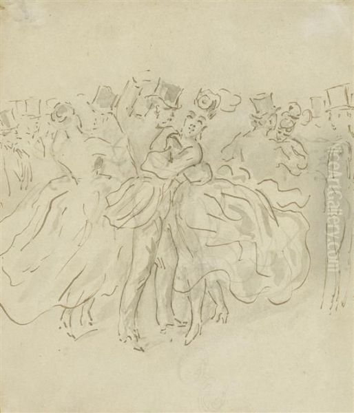 Studies Of Dancing Couples - view 1