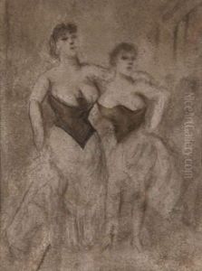 Danseuses De Cabaret by Constantin Guys