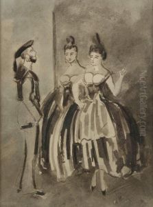 Scene Galante by Constantin Guys
