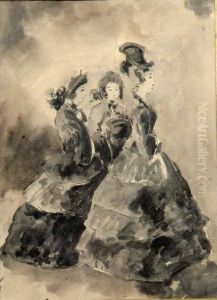 Les Mondaines by Constantin Guys