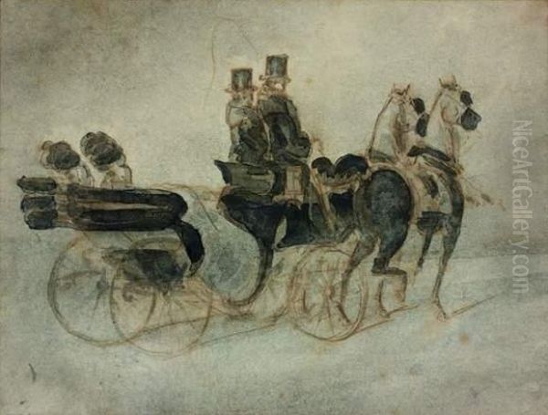 Promenade De Femmes En Cabriolet - view 1