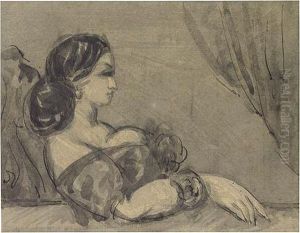 Femme Au Profil. Femme Au Profil.