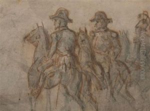 Mounted Officer. by Constantin Guys