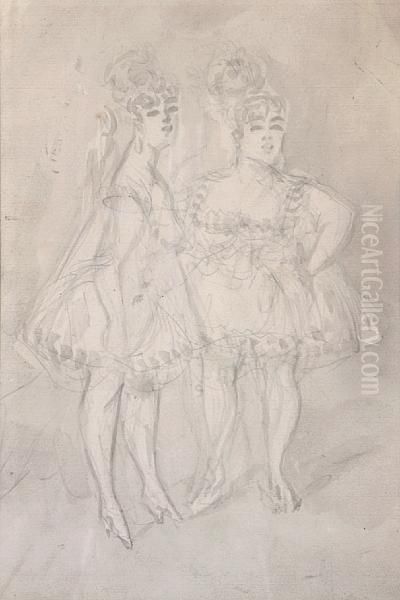 A Study Of Two Dancers - view 1