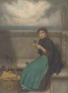 In the Spring time by Augustus Edward Mulready