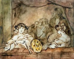 Au Theatre
Executee Vers 1870-1875 by Constantin Guys