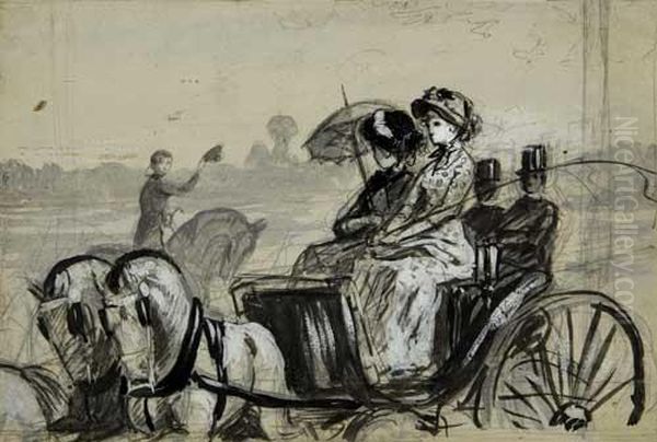 Deux Femmes Dans Un Voiture - view 1
