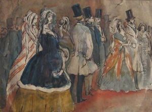 Elegants Et Elegantes by Constantin Guys