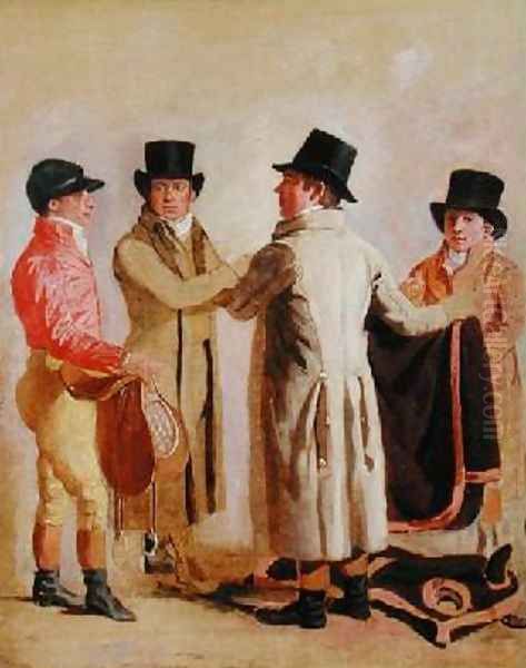 Frank Buckle John Wastel Robert Robson and a Stable Lad - view 1