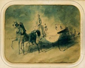 Attelage by Constantin Guys