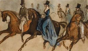 Hommes Et Femmes A Cheval thumbnail