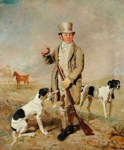 Richard Prince with Damon the late Colonel Mellishs Pointer by Benjamin Marshall