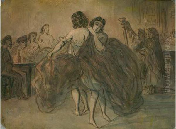 Deux Danseuses Dans Un Cabaret - view 1