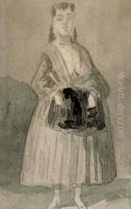 La Femme Au Manchon by Constantin Guys