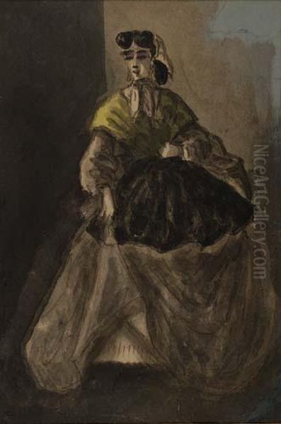 Study Of A Standing Woman - view 1