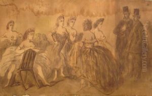 Danseuses Et Elegants