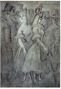 Les Lorettes by Constantin Guys