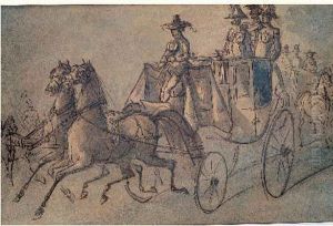 Attelage Au Galop by Constantin Guys
