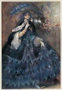 Femme A L'ombrelle by Constantin Guys