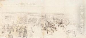 The Battle Of Inkerman by Constantin Guys