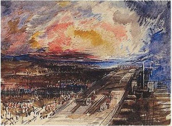 Scene From The Crimean War, Watercolour - view 1