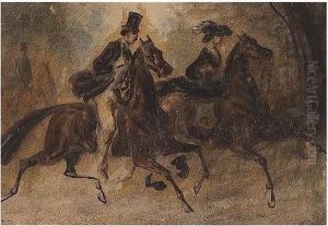 Out Riding by Constantin Guys