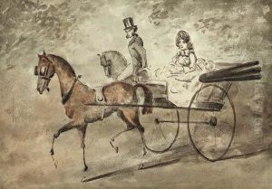 A Carriage Ride by Constantin Guys