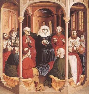 Pentecost 1437 by Hans Multscher