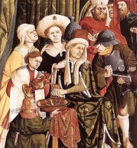 Christ before Pilate (detail-1) 1437 by Hans Multscher
