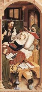 The Death of the Virgin (detail) 1437