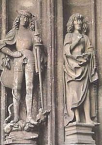 St George and St John the Evangelist by Hans Multscher