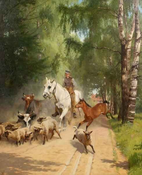 Scene from Aalholm (Parti fra Aalholm) - view 1