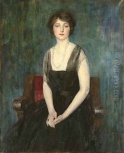 Portrait of The Hon Dorothy Burns 1920 by Ambrose McEvoy