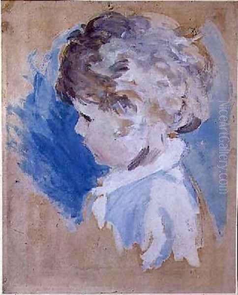 A Childs Head - view 1