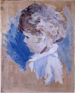 A Childs Head by Ambrose McEvoy
