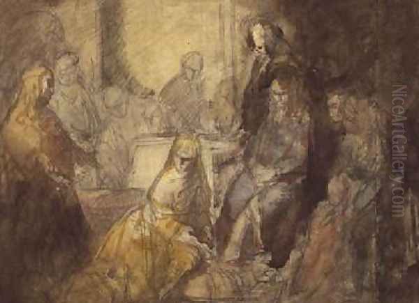 Mary Magdalene Annointing Christs Feet - view 1