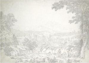 View Of Cava Dei Tirreni by Jacob Philipp Hackert