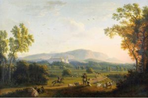 Vue De Persano by Jacob Philipp Hackert