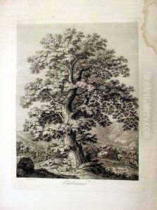 Chataignier, Phil: Hackert 1801 by Jacob Philipp Hackert