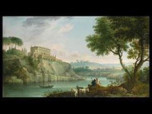 Italienische Ideallandschaft by Jacob Philipp Hackert